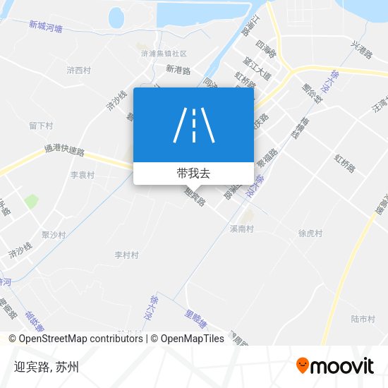 迎宾路地图