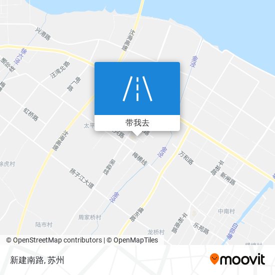 新建南路地图