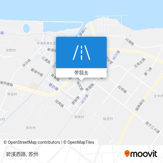 碧溪西路地图