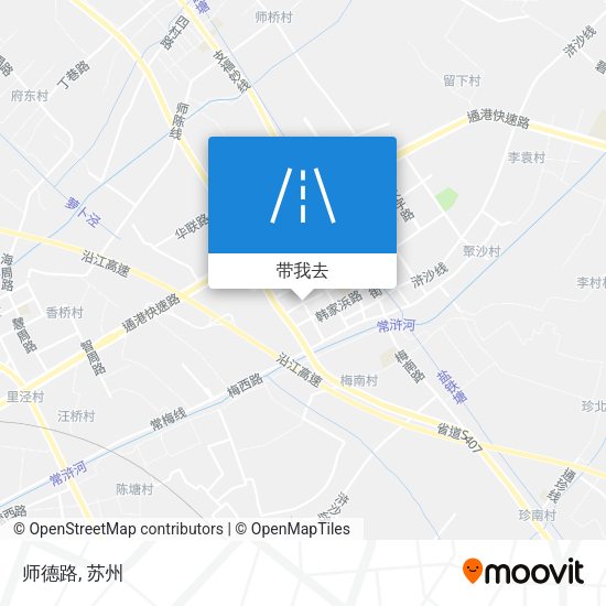 师德路地图