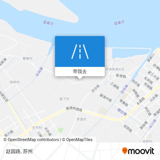 赵园路地图