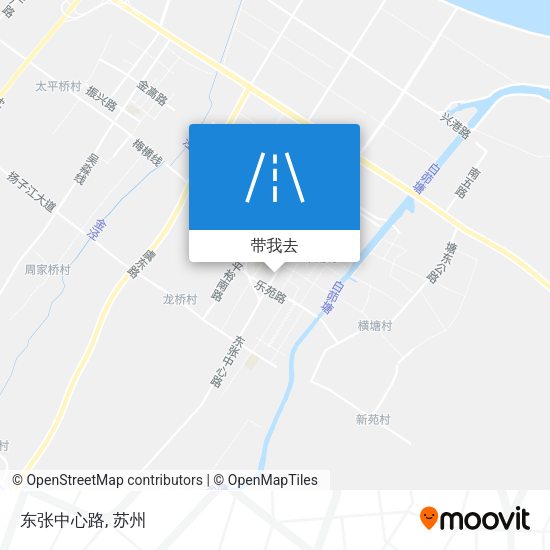 东张中心路地图