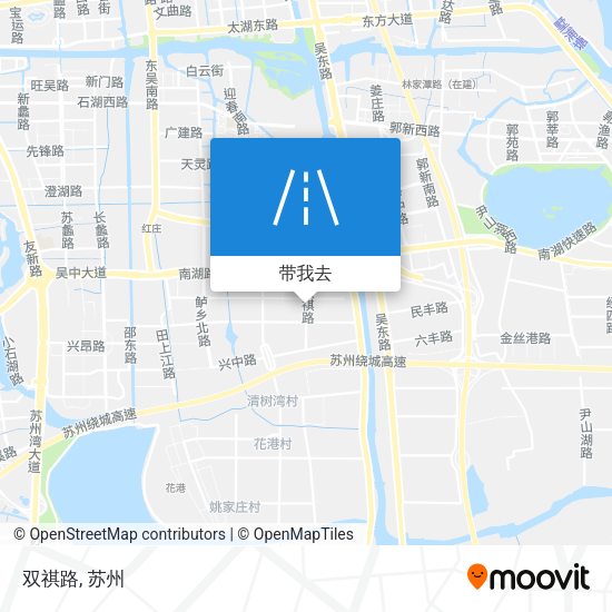 双祺路地图