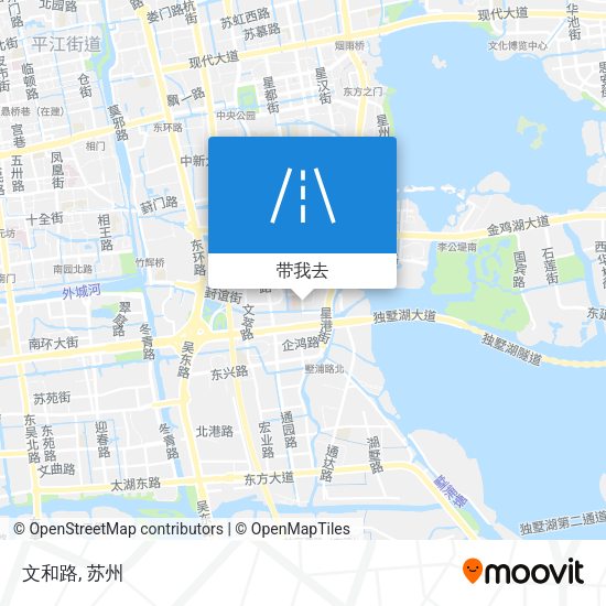 文和路地图