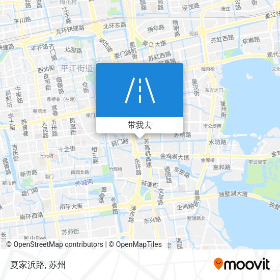 夏家浜路地图