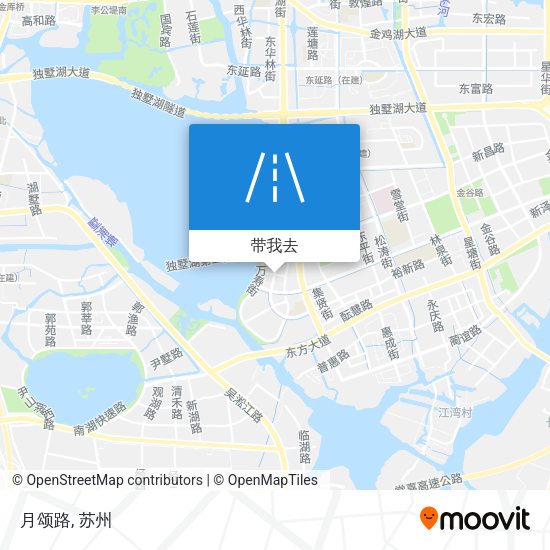 月颂路地图