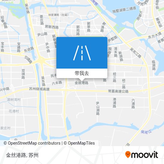 金丝港路地图
