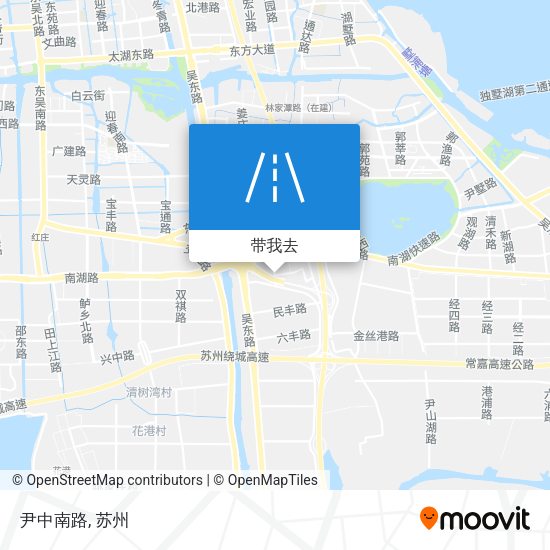 尹中南路地图