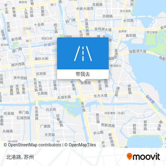 北港路地图