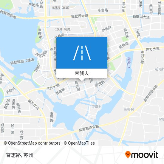 普惠路地图