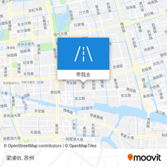 梁浦街地图