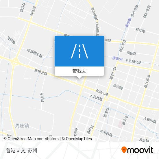 善港立交地图