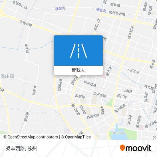 梁丰西路地图