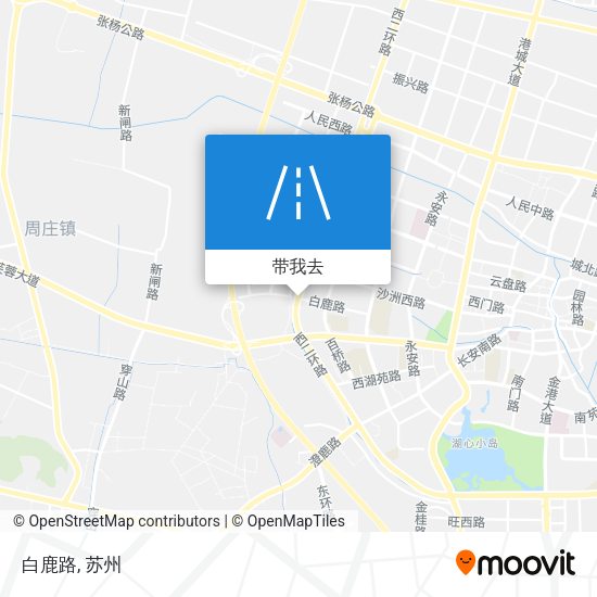 白鹿路地图