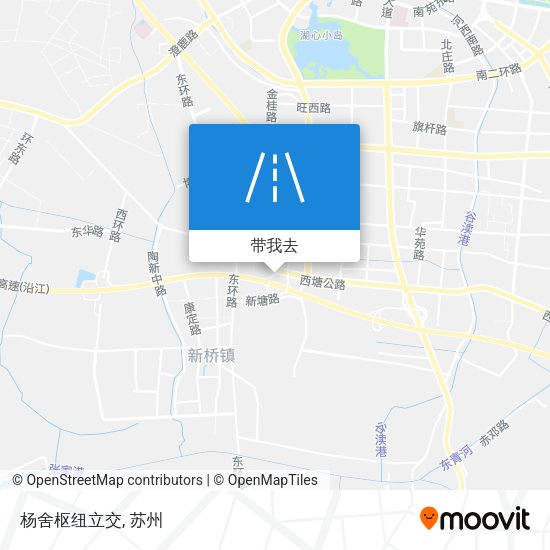 杨舍枢纽立交地图