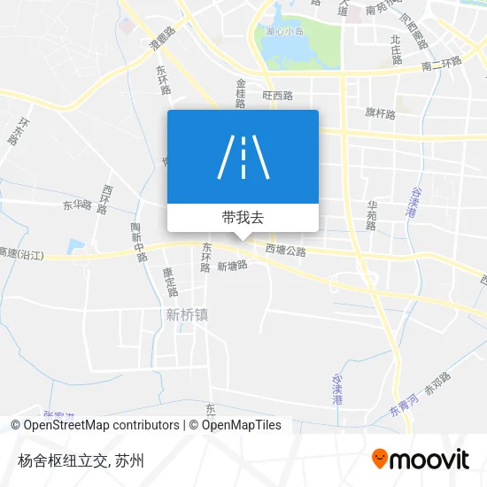 杨舍枢纽立交地图