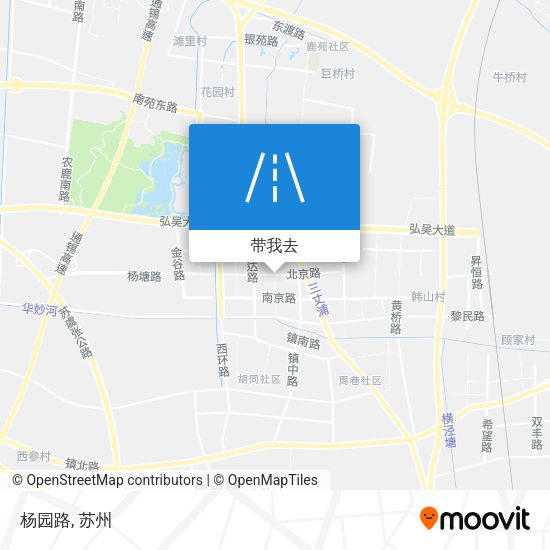 杨园路地图