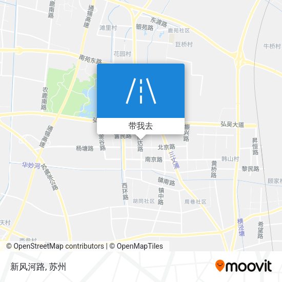 新风河路地图