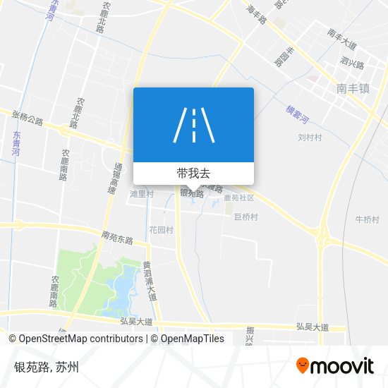 银苑路地图