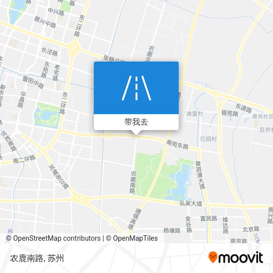 农鹿南路地图