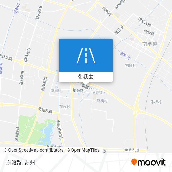 东渡路地图