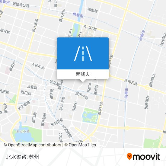 北水渠路地图