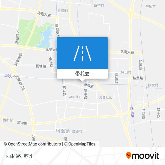 西桥路地图