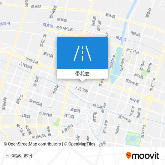 恒河路地图