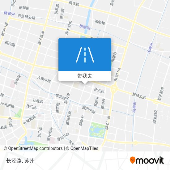 长泾路地图