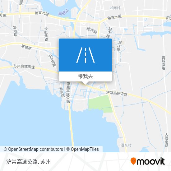 沪常高速公路地图