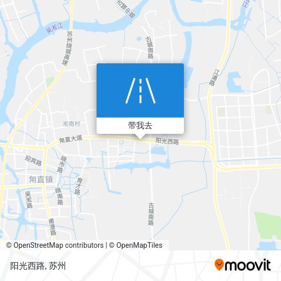 阳光西路地图