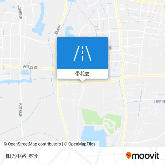 阳光中路地图