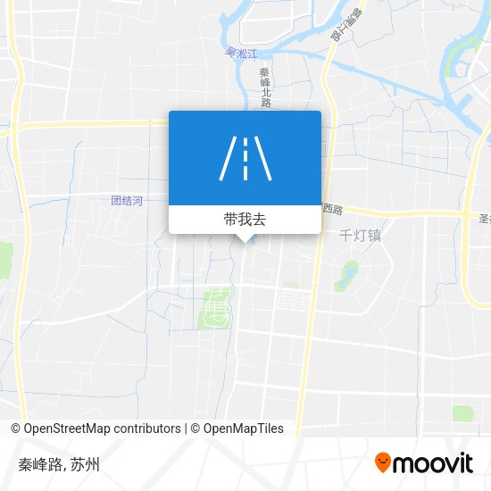 秦峰路地图