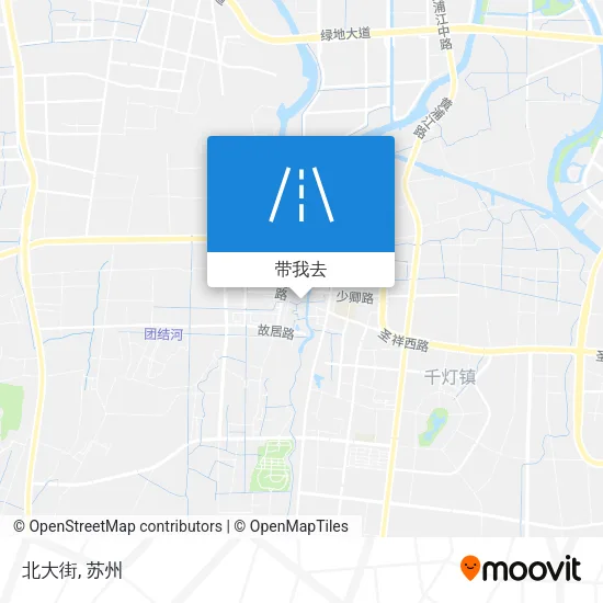 北大街地图