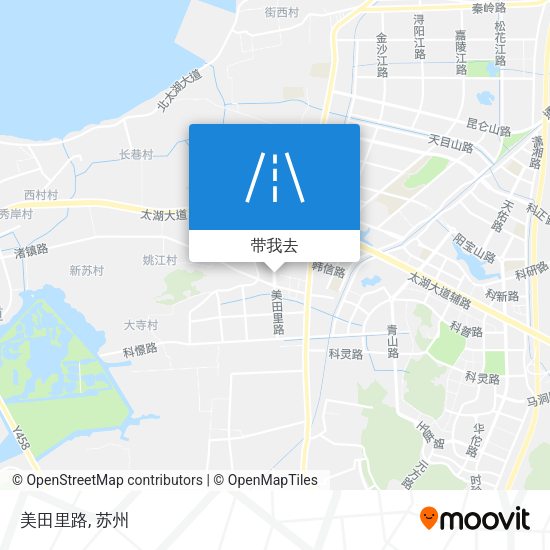 美田里路地图