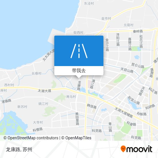 龙康路地图