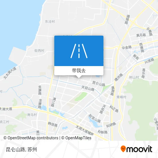 昆仑山路地图