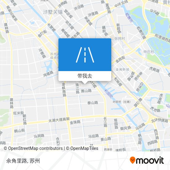 余角里路地图