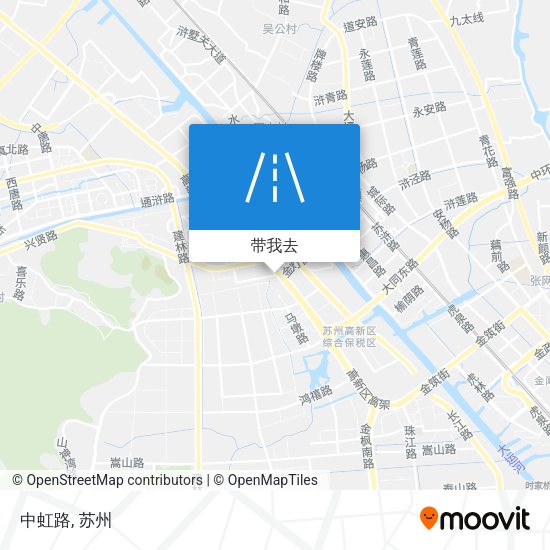 中虹路地图