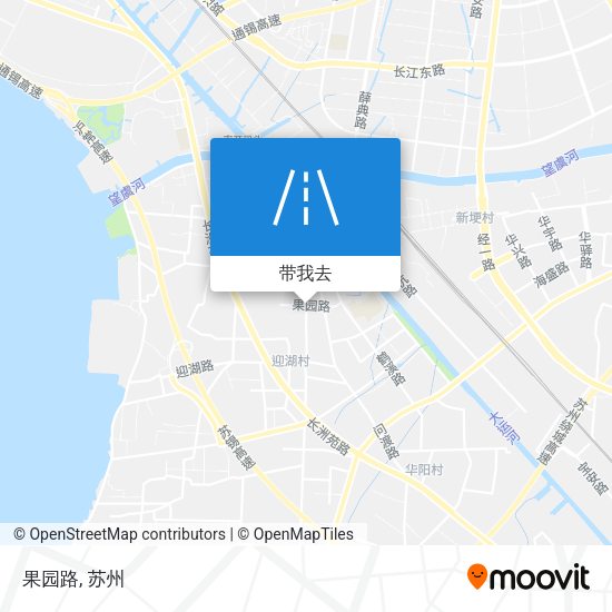 果园路地图