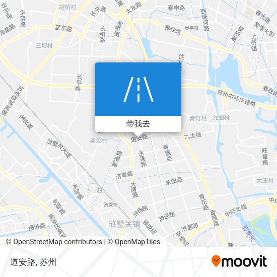 道安路地图