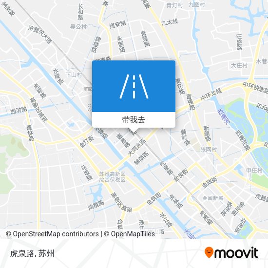 虎泉路地图