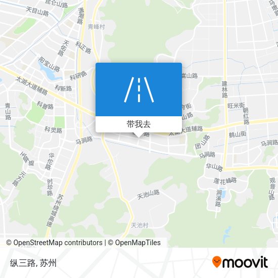 纵三路地图