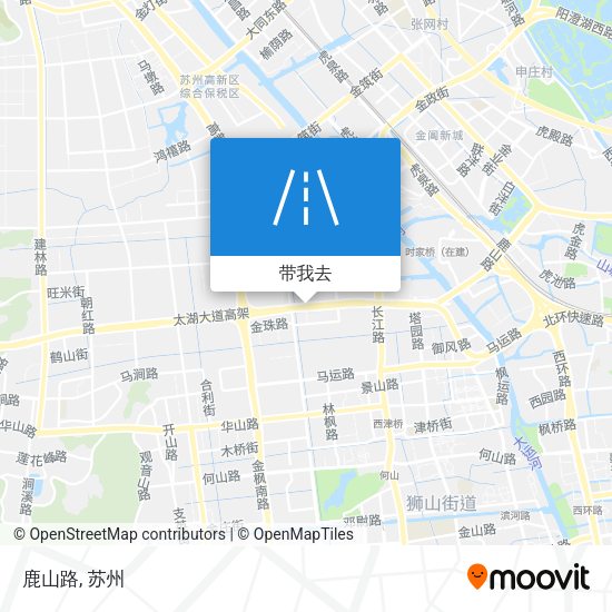 鹿山路地图