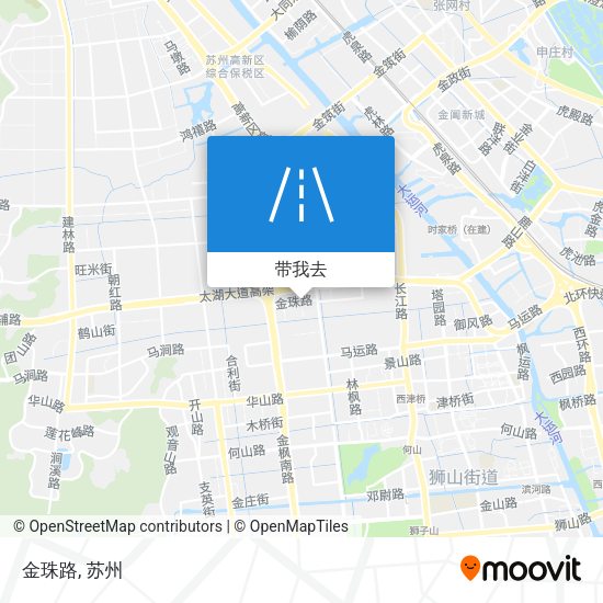 金珠路地图