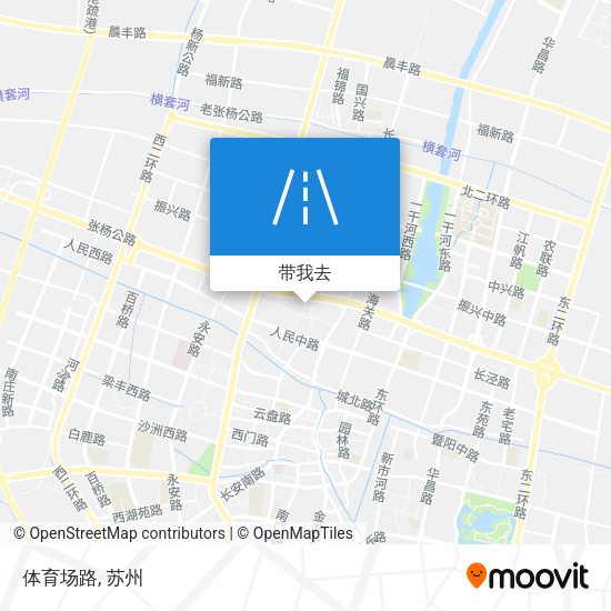 体育场路地图
