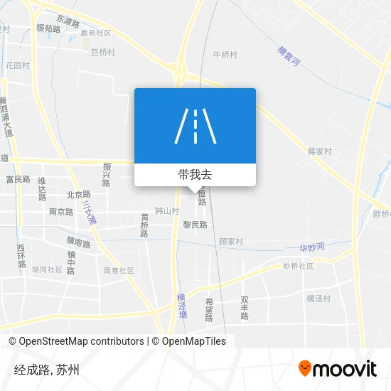 经成路地图