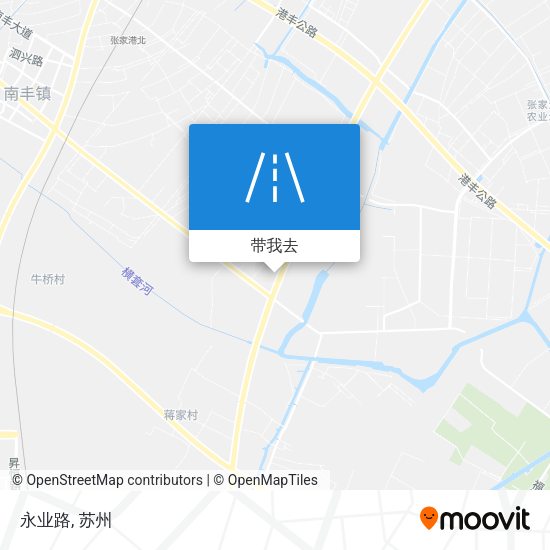 永业路地图