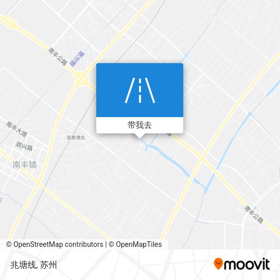 兆塘线地图