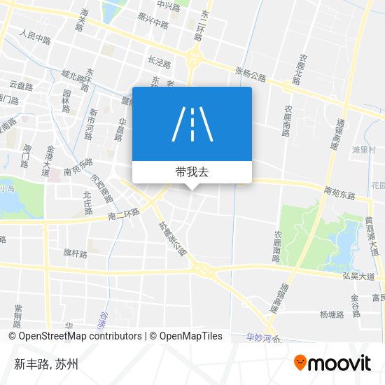 新丰路地图